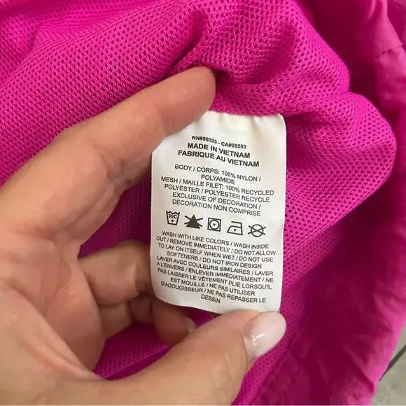 Nike pink pullover windbreaker retro 90s style small - Picture 6 of 7